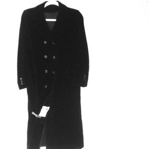 Neiman-Marcus velvet midi coat